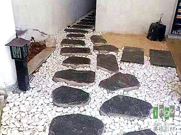 不规则倒角汀步石