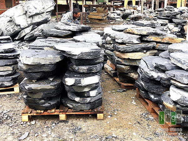 不规则倒角汀步石