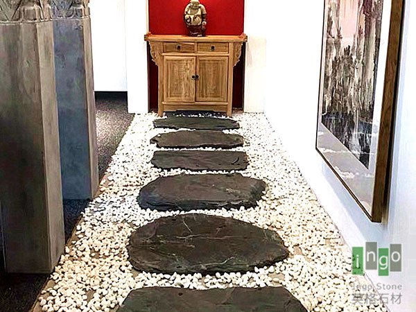 不规则倒角汀步石